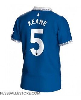 Günstige Everton Michael Keane #5 Heimtrikot 2023-24 Kurzarm